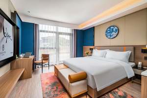 Мебельный гарнитур для спальни Han Yue Cloud: современная роскошная высококачественная деревянная кровать размера «king-<span class=keywords><strong>size</strong></span>» для отелей и апартаментов - Product Image 5