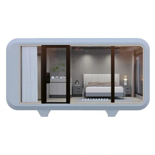 Pengalaman Desain kelas atas futuristis hidup mewah kamar tidur kamar mandi rumah kapsul Prefab lainnya tempat tidur