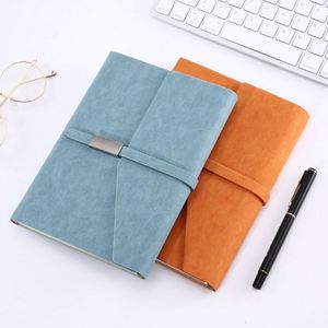 Hot-Selling A5 Customized Hardcover Notebook Thermal Binding PU Leather Cover Business <b>Journal</b> Planner 100 Sheets Custom Color - Product Image 3