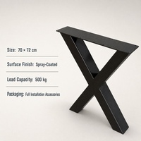 Pieds de table créatifs, base de bureau moderne en métal pour salle à manger, bureau, restaurant, bricolage
