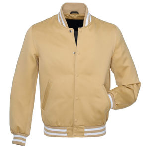 Veste universitaire en cuir personnalisée pour hommes avec patchs avec logo, style Street Wear pour baseball et camionneurs Letterman - Product Image 3