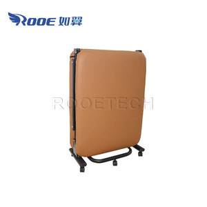 Lit de chaise inclinable d'<span class=keywords><strong>escorte</strong></span> d'hôpital d'accompagnement médical de cadre en acier enduit de charpie ou de cuir - Product Image 6