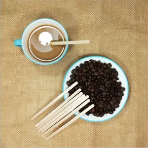 Stir Stick Wooden Coffee Stirrers Biodegradable Wooden Cappuccino Coffee Tea Mixing Stirrer Stir Stick Wooden Coffee Stirrer