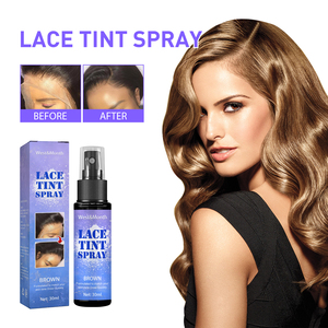 Spray teinté pour dentelle de marque privée spray fondant pour colle à cheveux facile à utiliser et non collant perruque en spray teinté pour dentelle - Product Image 2