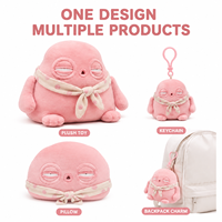 Peluche Monstre Rose Personnalisée, Fabrication Directe Usine OEM ODM, Fabricant d'Animaux en Peluche, Vente en Gros, MOQ, Peluche Amusante