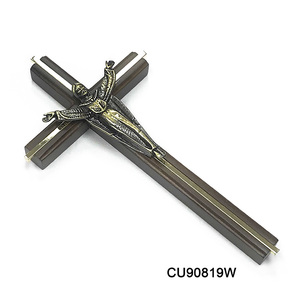 งานหัตถกรรมโลหะทองแดงทองแดงโบราณของขวัญคริสเตียนไม้กางเขน - Product Image 2