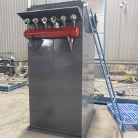 Colector de Polvo de Tipo Baghouse para Minería, Extractor de Polvo Industrial de Servicio Pesado con Sistema de Pulso