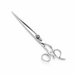 Ciseaux de toilettage de cheveux personnalisés 7 "avec vis réglable et silencieux Ciseaux de toilettage professionnels pour animaux de compagnie avec anneau réglable - Product Image 1