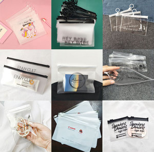 Bolsas de Embalaje Personalizadas con Logotipo, Mini Bolsas de PVC Esmerilado para Joyería, Cosméticos, con Cierre Deslizante, para Joyería, Diamantes de Imitación y Brillo - Product Image 6