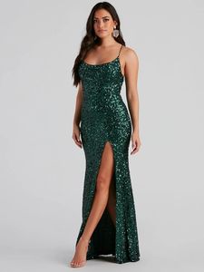 Vestido de Noche de Lentejuelas de Verano con Tirantes, Vestido de Fiesta Largo y Ajustado, Vestido Largo Elegante - Product Image 1