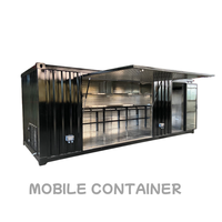 Grand magasin préfabriqué en conteneur, maison temporaire personnalisable, conteneur d'expédition préfabriqué de 3m/5,8m, conteneur portable personnalisé de 3m