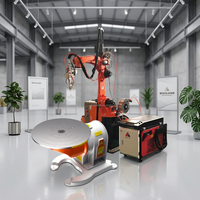 Machine de soudage robotisée avec système de programmation hors ligne / Positionneur robotisé industriel automatique pour tôles en acier au carbone