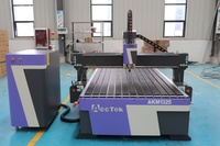 Enrutador CNC para Madera AccTek 1325 con Mesa de Ranura en T para Fabricación Estable de Paneles de Madera, Letreros y Tableros, Máquina Enrutadora CNC Automática