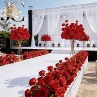 Arche de fleurs en cascade OLERAY pour la décoration de la cérémonie de mariage, toile de fond d'événement, haute qualité, sur mesure