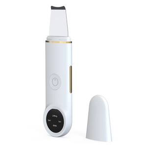 Exfoliante Facial Vibrador a Prueba de Agua, Espátula Facial de Acero Inoxidable, Cepillo Sónico Ultrasónico Iónico - Product Image 1