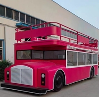 Fourgon alimentaire à deux étages Voiture Bus Café Boutique Foodtruck Kiosk Food Cream Bar à jus mobile Camion remorque alimentaire