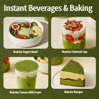 Thé Matcha Cérémonial Amincissant en Poudre, Marque Privée OEM ODM, Thé Vert, Boîte de 30g, 100 Paquets, Faible MOQ, Marque Personnalisée, Vente en Gros