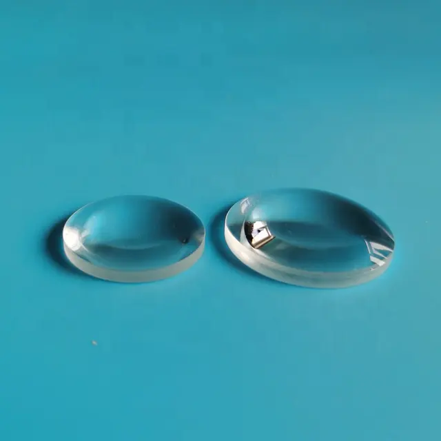 China Factory Optical Glass Double Convex Lens 4mm Bi-convex Lens Price