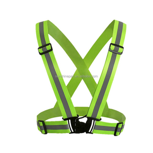 Ceinture réfléchissante réglable avec logo personnalisé d'usine, <span class=keywords><strong>gilet</strong></span> de course réfléchissant - Product Image 2