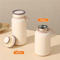 Bouteille d'eau isotherme portable en acier inoxydable 304 avec logo personnalisé, mini-gourde mignonne, idéale comme cadeau pour étudiant