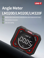 UNI-T LM320D LM320E LM320F Electronic Angle Meter Laser Horizontal Wiring Construction Testing With Magnetic
