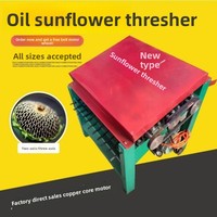Nouvelle batteuse de tournesol à huile, petit séparateur de plateau de graines de tournesol domestique, petit semoir de tournesol électrique entièrement automatique
