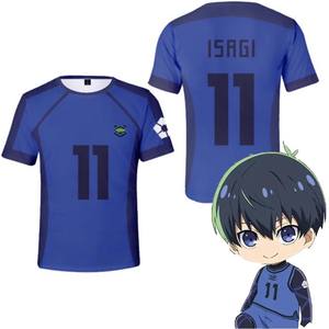 <span class=keywords><strong>T</strong></span>-<span class=keywords><strong>Shirt</strong></span> Squadra di Calcio <span class=keywords><strong>Anime</strong></span> Blue Lock con Stampa 3D Vestibilità Comoda Casual Girocollo Manica Corta 100% Poliestere Maglia con Stampa Digitale - Product Image 1