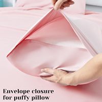 Draps de lit d'hôtel 300TC, ensemble de literie blanche, ensemble de draps avec rayures de 2 cm, draps 100% coton pour hôtels de luxe