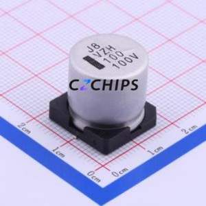 Condensador Electrolítico de Aluminio SMD VZH101M2ATR-1616, D16xL16.5mm 100uF 20% 100V 16mm - Product Image 1