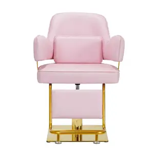 Sessel rosa Salon Möbel Stuhl Set Friseurs tuhl kreatives Design Schönheits salon Styling Friseurs tuhl für Salon