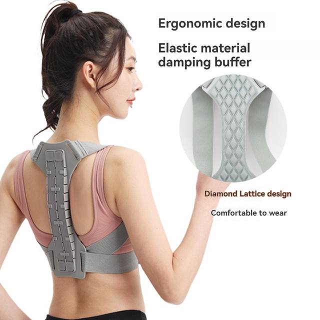 Adjustable Light Breathable Seamless Anti-Hunchback Posture Correction Back Brace Invisibility Posture Corrector for Protection