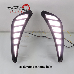 Luces LED de Conducción Diurna CARMATES para <span class=keywords><strong>Toyota</strong></span> <span class=keywords><strong>Corolla</strong></span> <span class=keywords><strong>GR</strong></span> <span class=keywords><strong>Sport</strong></span> <span class=keywords><strong>2021</strong></span> 2022 12V, Luces Diurnas DRL, Lámpara de Señal de Giro, Faros Delanteros Automáticos - Product Image 2