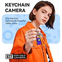 Kamera Mini Portabel G22 Perekaman Video 1080P Layar 1,47 Inci Port Tipe-C Mendukung Kartu Memori Kompatibel dengan Android dan PC