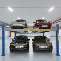 Promotion : Pont élévateur double largeur à 4 poteaux, capacité 9000 lb, pour 4 véhicules, usage commercial