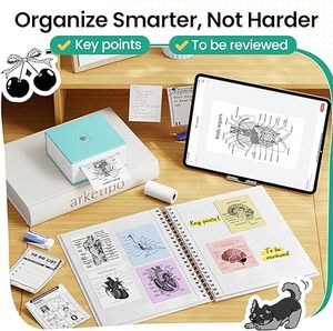 미니 휴대용 즉석 사진 프린터용 온도계, 휴대폰 호환 IOS/안드로이드, 저널/DIY/학습용, 크리스마스 어린이 선물 - Product Image 2