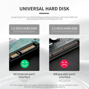 <span class=keywords><strong>SATA</strong></span> <span class=keywords><strong>to</strong></span> USB 3.0/2.0 어댑터 케이블 2.5 인치 SSD 및 HDD 데이터 외부 전송 전원 공급 장치 플러그 앤 플레이 지원 고품질 - Product Image 3