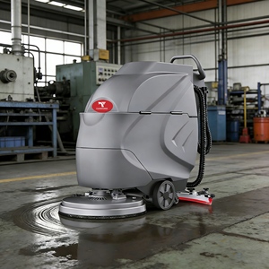 Nettoyeur de sols commercial CleanHorse X3, batterie 24V, autonomie de 4h, nettoyage efficace pour atelier, supermarché, sol en carrelage - Product Image 1
