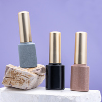 Bouteilles en verre vides de luxe pour gel UV, 5 ml et 7 ml, avec bouchon pinceau, personnalisables avec logo OEM/ODM, fournisseur d'emballages pour nail art, vente en gros d'usine