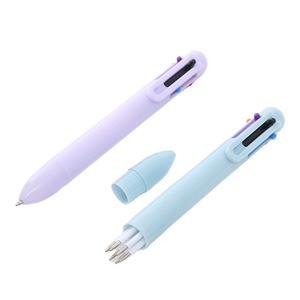 <span class=keywords><strong>Stylo</strong></span> à bille multicolores avec logo <span class=keywords><strong>personnalisé</strong></span>, dessin animé mignon, <span class=keywords><strong>quatre</strong></span> <span class=keywords><strong>couleurs</strong></span>, encre multicolores, design ciblé - Product Image 6