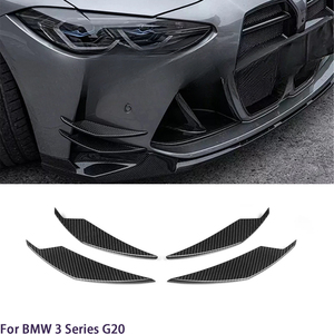 Para BMW Serie 3 G20 G28 y M3 G80, Alerón Delantero de Fibra de Carbono, 2019-2025 - Product Image 2