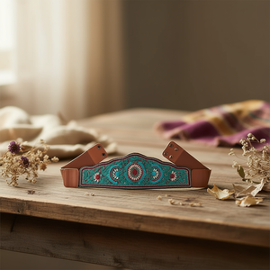 Cintura Ricamata Angelina Deparis 75x10.5cm, Cintura Decorativa in Tessuto - Product Image 2