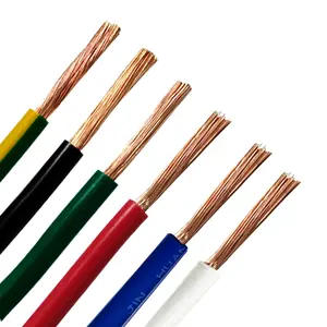 Flexible RV Round Cables Single Core Wire 1.5/2.5/4/6/10 mm2 Electrical Power Cable For House Cable