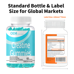 Gomitas de Creatina Personalizadas Directamente de Fábrica, Suplemento Energético para Nutrición Deportiva, Pedido Flexible para Reabastecimiento de Stock - Product Image 4