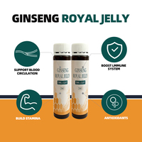 Liquide oral au ginseng et à la gelée royale 25ml*10 flacons PP, extrait de Panax Ginseng, boisson santé, complément énergétique, OEM, marque privée