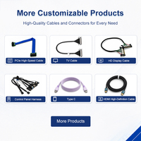 Câble coaxial micro 44AWG personnalisé OEM avec gaine PVC FEP pour transmission de signal haute vitesse, imagerie endoscopique médicale