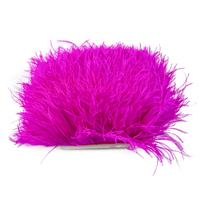 Vente d'usine 1-3 PLY de plumes d'autruche à la mode en gros plumes d'autruche gland accessoires vestimentaires haute couture