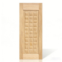 Panel Kulit Pintu Melamin Tekstur Embos Simulasi Kayu Solid Tanpa Cat, Meniru Veneer Cetak, Panel Pintu Cetak