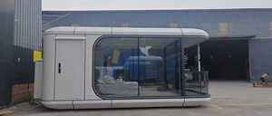 บ้านแคปซูลสำเร็จรูปขนาดเล็กแบบพกพาสำหรับขายส่ง เหมาะสำหรับรีสอร์ทกลางแจ้งสำหรับนักท่องเที่ยว - Product Image 2