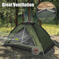 Tente de camping portable quatre saisons, simple couche, Oxford 2000-3000 mm, abri imperméable 200 x 150 x 130 cm