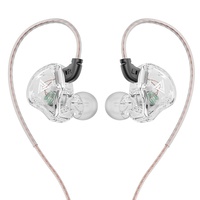 Earphone In-Ear Dinamis 3.5mm Headset Musik Berkabel 1.2m Kabel Tembaga Bebas Oksigen TPE Silikon